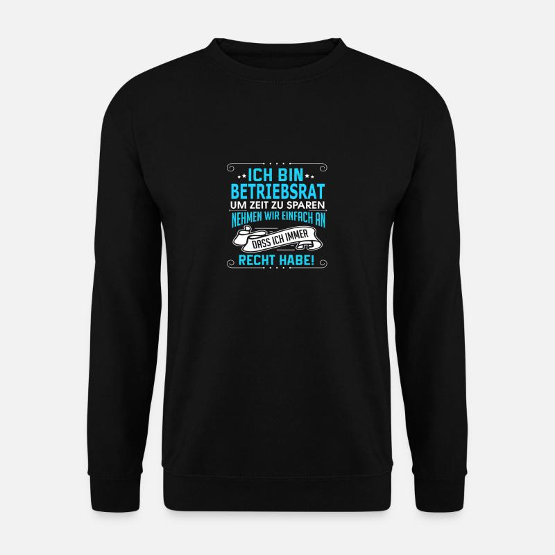 BETRIEBSRAT - Unisex Pullover - Schwarz