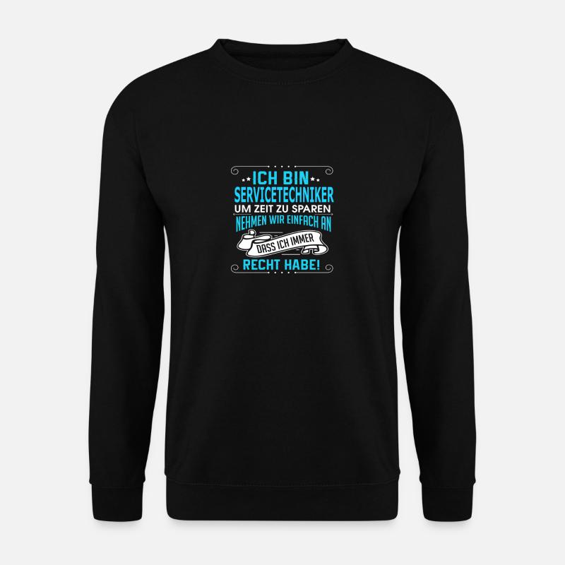 SERVICETECHNIKER - Unisex Pullover - Schwarz
