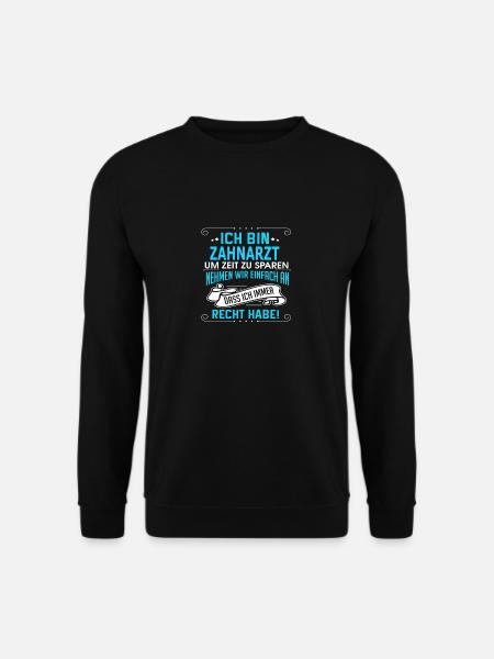 ZAHNARZT - Unisex Pullover - Schwarz