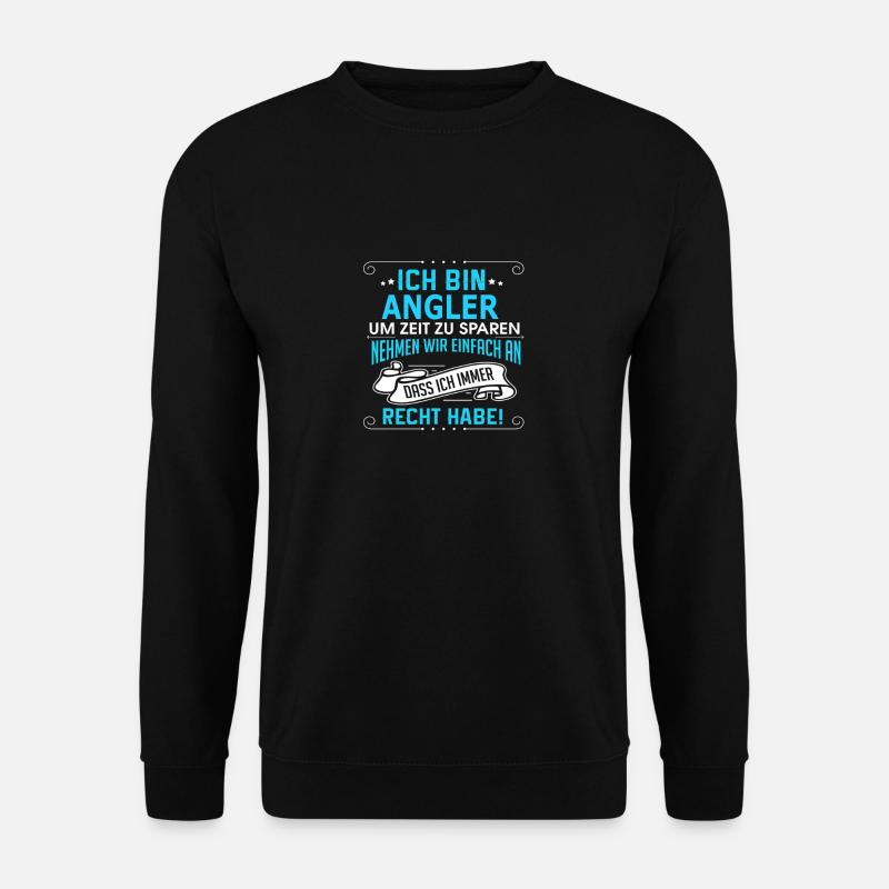 ANGLER - Unisex Pullover - Schwarz