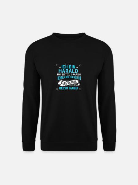 HARALD - Unisex Pullover - Schwarz