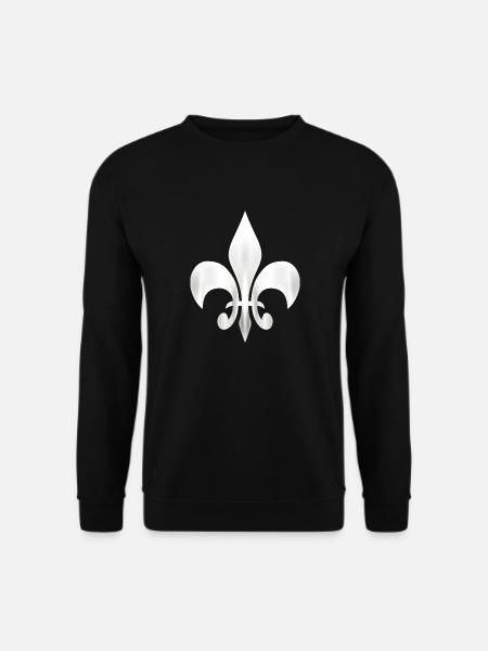 Lilie 3 - Unisex Pullover - Schwarz