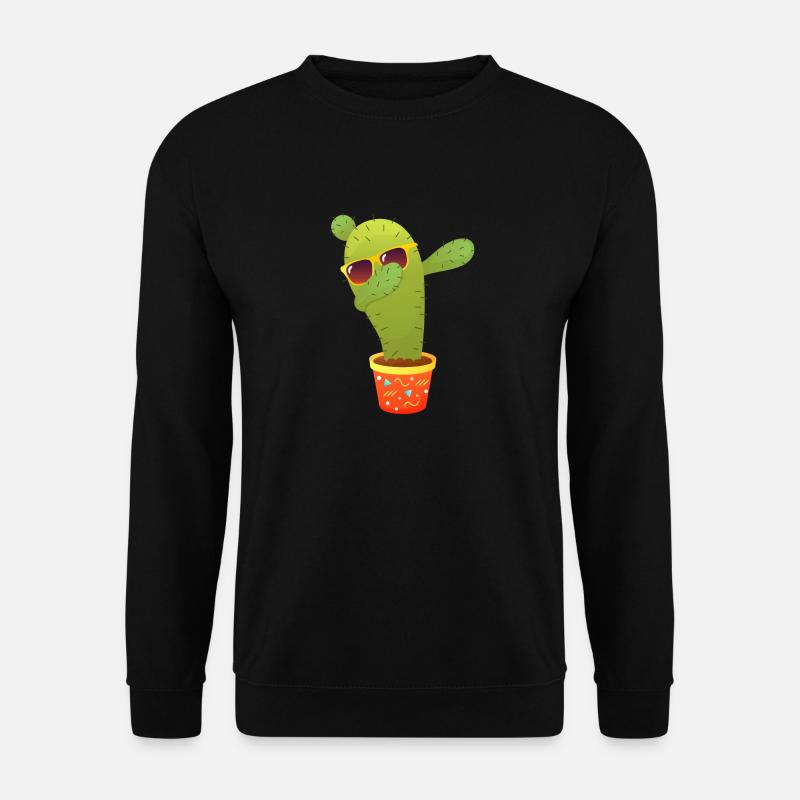 Kaktus Kakteen Dab Dabbing Sonnenbrille - Unisex Pullover - Schwarz