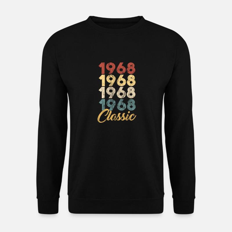 1968 Gift - Shirt - Classic - Unisex Sweatshirt - black