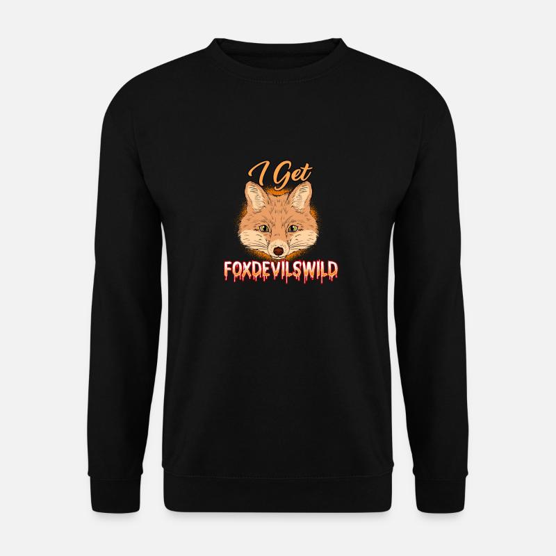 Wilder Fuchs - Unisex Pullover - Schwarz