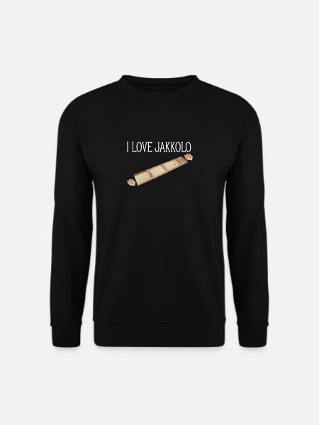 I love Jakkolo Sjoelbak Shuffleboard - Unisex Pullover - Schwarz