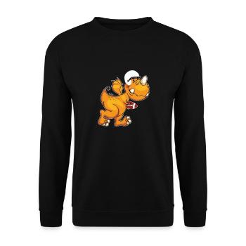Football américain - Sweat-shirt Unisexe - noir - Devant - Alina (178cm) & Michal (187cm)