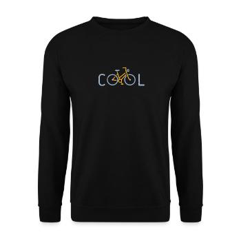 Cool Fahrrad Kind Baby Geschenk Lustig - Unisex Pullover - Schwarz - Vorne - Alina (178cm) & Michal (187cm)