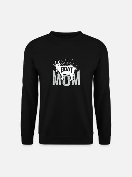 Goat Mom Farmer Goat Lover Tee Shirt Poison - Unisex Sweatshirt - black