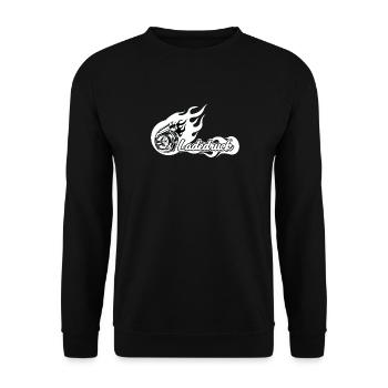 Turbo Ladedruck T-Shirt Tuner Gechenk Turbolader - Unisex Pullover - Schwarz - Vorne - Alina (178cm) & Michal (187cm)