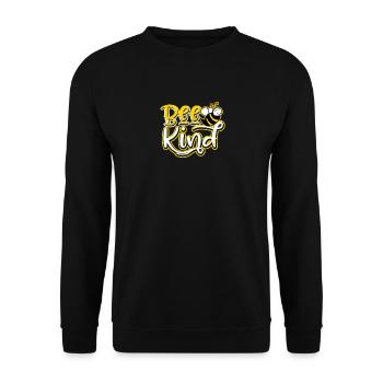 Anti Bullying Mobbing Awareness Gift - Unisex Sweatshirt - black - Front - Alina (178cm) & Michal (187cm)