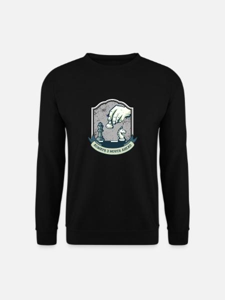 Toujours trois coups devant - Chess Sport Gift - Sweat-shirt Unisexe - noir