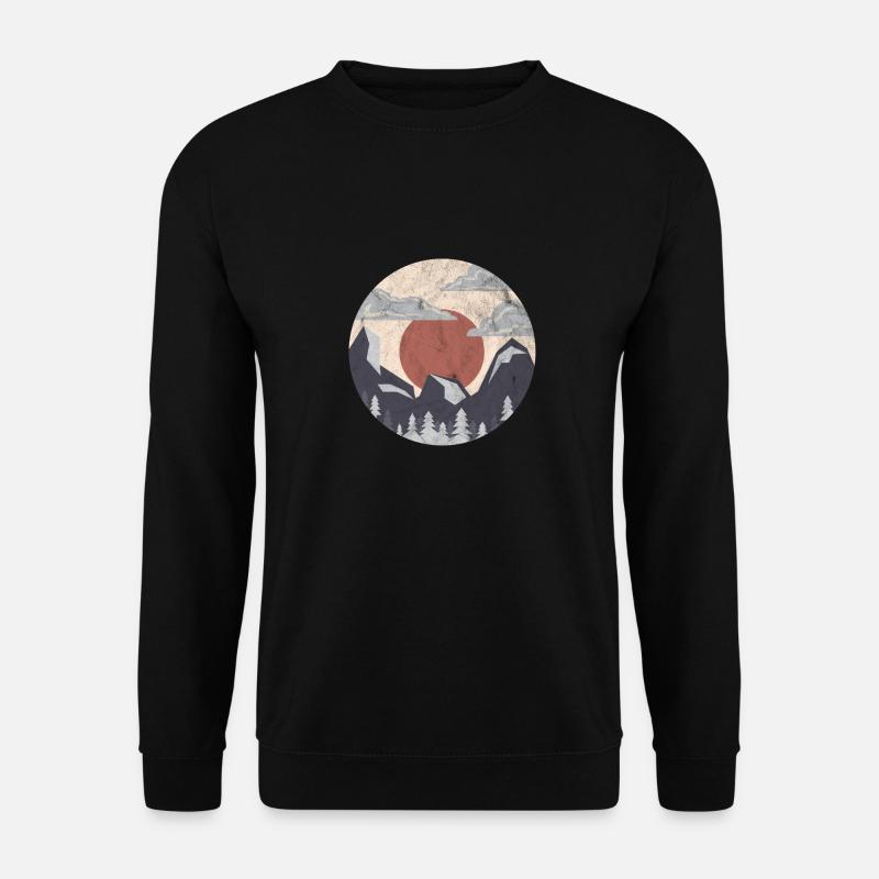 Kreis Natur Geschenk Shirt - Unisex Pullover - Schwarz
