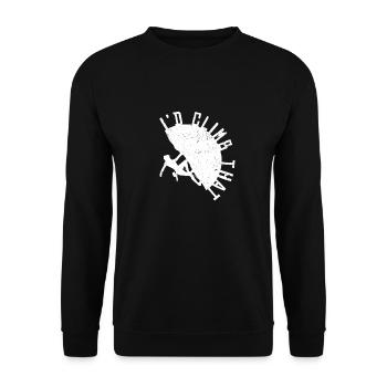 montée - Sweat-shirt Unisexe - noir - Devant - Alina (178cm) & Michal (187cm)