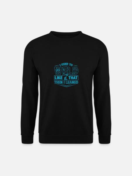 Schweisser Handwerker Schweissen Welder Geschenk - Unisex Pullover - Schwarz