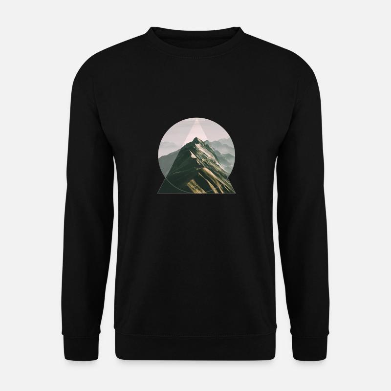 Mountain Peak - Unisex Sweatshirt - black