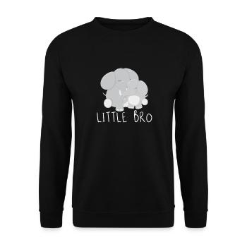 petit frère - Sweat-shirt Unisexe - noir - Devant - Alina (178cm) & Michal (187cm)