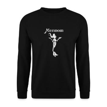 Mermaid gift mermaid Mermaid virgin - Unisex Sweatshirt - black - Front - Alina (178cm) & Michal (187cm)