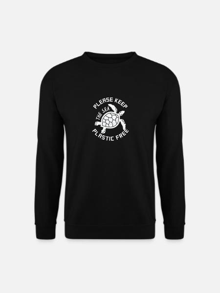 Umweltschützer T-Shirt Geschenk Schildkröten - Unisex Pullover - Schwarz