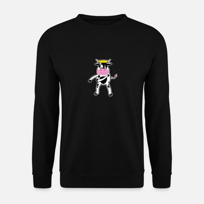 Floss Dance Move Cow - Unisex Sweatshirt - black
