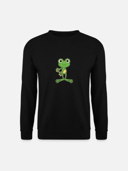 Floss Dance Move Frog - Unisex Sweatshirt - black