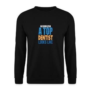 Dentiste Dentiste Dent Dentiste Occupation Cadeau - Sweat-shirt Unisexe - noir - Devant - Alina (178cm) & Michal (187cm)