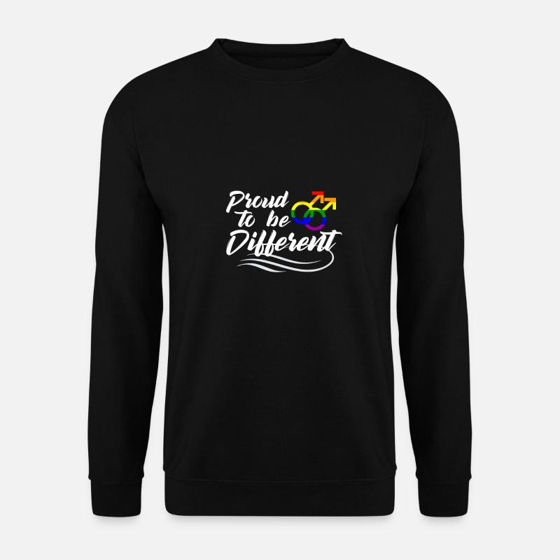 Proud to be different - Unisex Sweatshirt - black