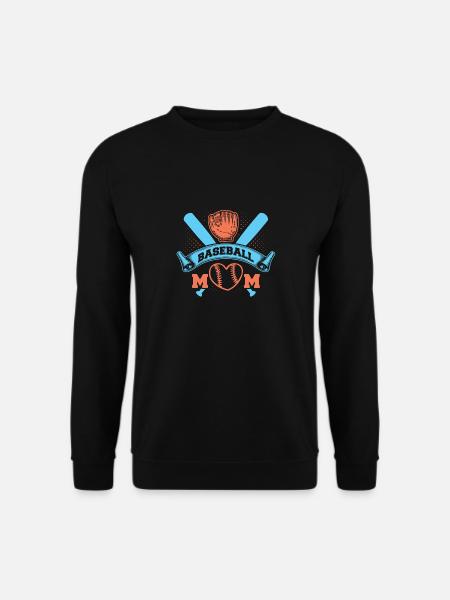 Maman de baseball - Sweat-shirt Unisexe - noir