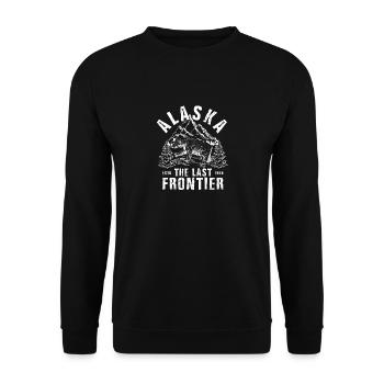 Alaska - Unisex Sweatshirt - black - Front - Alina (178cm) & Michal (187cm)