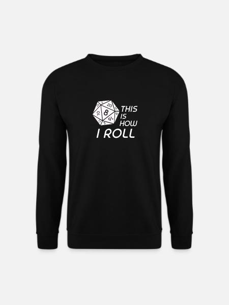 RPG Dice RPG Board Game Nerd Gift - Unisex Sweatshirt - black