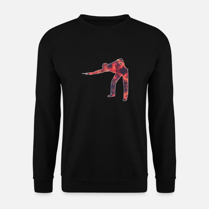 Snooker / Billard / Pool - Unisex Pullover - Schwarz