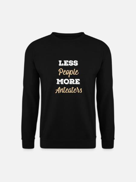 Ameisenbär Tier Geschenk Idee - Unisex Pullover - Schwarz