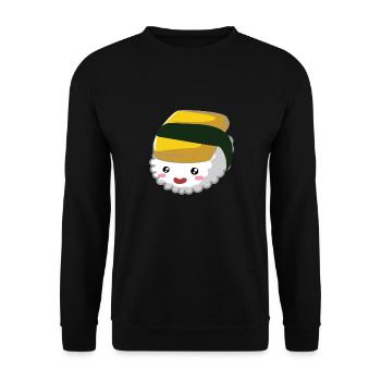 sushi6Sign area 1 - Unisex Sweatshirt - black - Front - Alina (178cm) & Michal (187cm)