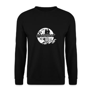 Paradis d'été doux cadeau cool - Sweat-shirt Unisexe - noir - Devant - Alina (178cm) & Michal (187cm)