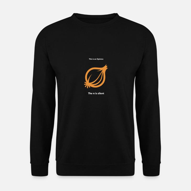 Oignon opinion pun Phi Pi - Sweat-shirt Unisexe - noir