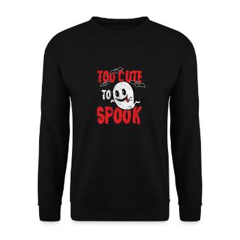 Ghost Grudge - Too cute to spook grudge - Unisex Pullover - Schwarz - Vorne - Alina (178cm) & Michal (187cm)