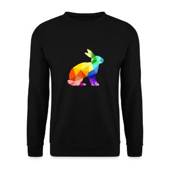 lièvre - Sweat-shirt Unisexe - noir - Devant - Alina (178cm) & Michal (187cm)