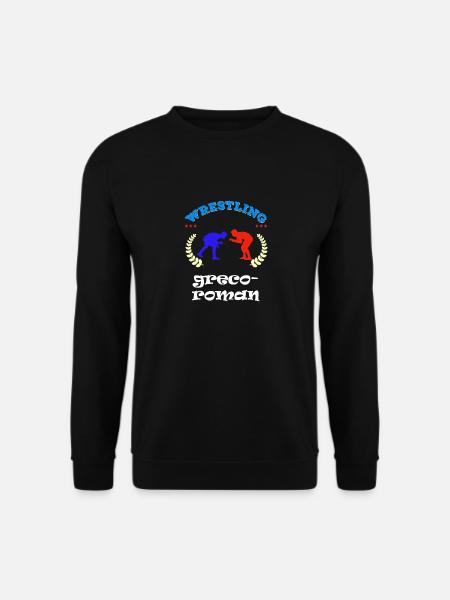 greco roman Ringen ringer ringsport Wettkampf - Unisex Pullover - Schwarz