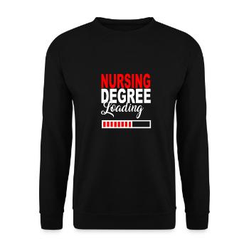 Degré d'allaitement Chargement de t-shirt cadeau - Sweat-shirt Unisexe - noir - Devant - Alina (178cm) & Michal (187cm)