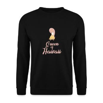 Hawaii Beach Vacation Girls - Unisex Sweatshirt - black - Front - Alina (178cm) & Michal (187cm)