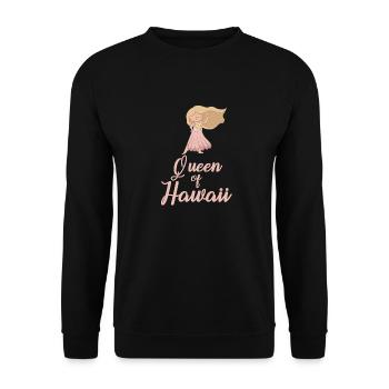 Hawaii Girls Vacation - Unisex Sweatshirt - black - Front - Alina (178cm) & Michal (187cm)