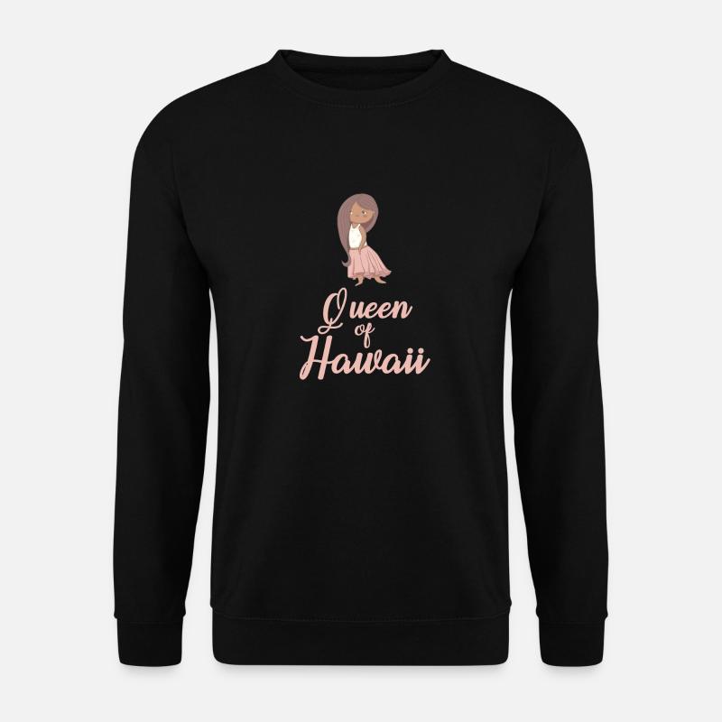 Queen of Hawaii - Unisex Pullover - Schwarz