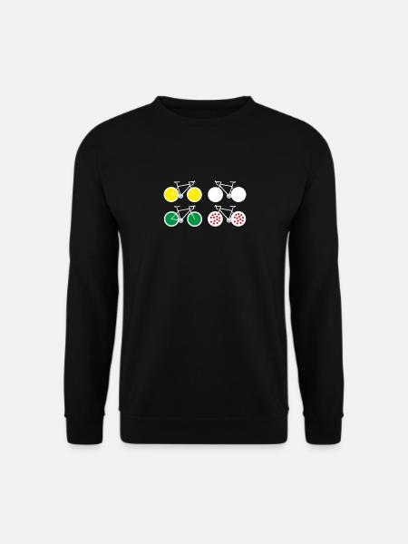 Frankreich Radrennen Tour Radsport Rennrad Trikots - Unisex Pullover - Schwarz