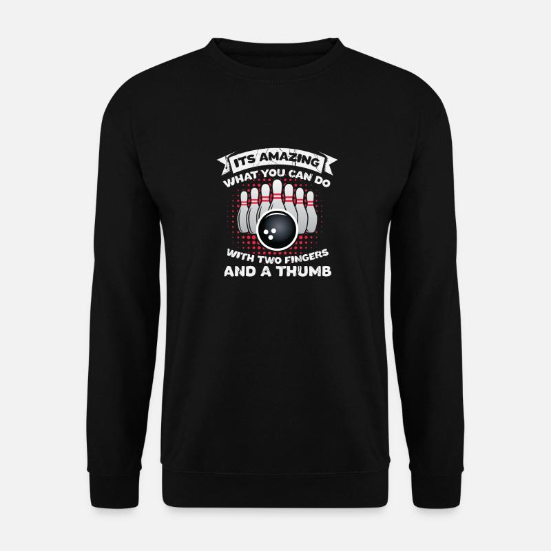 Cadeau de compétences de bowling - Sweat-shirt Unisexe - noir