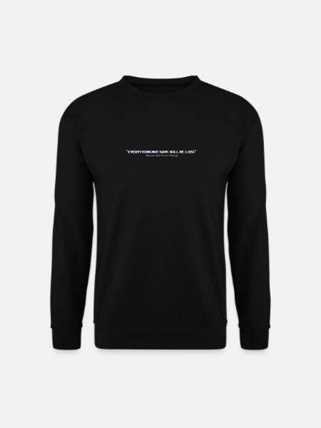Retro Bildschirm Nachricht - Unisex Pullover - Schwarz