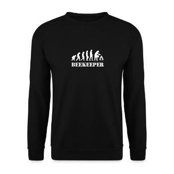 Apiculteur - Sweat-shirt Unisexe - noir - Devant - Alina (178cm) & Michal (187cm)
