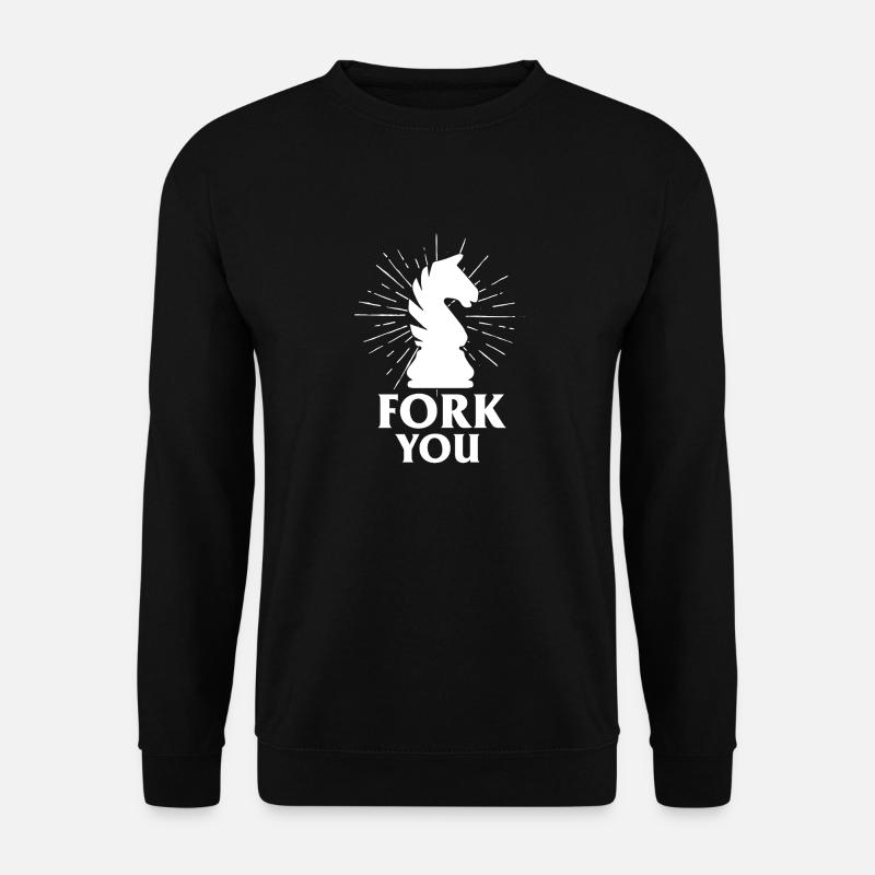 échecs - Sweat-shirt Unisexe - noir