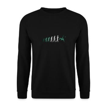 Evolution Football Nigeria - Sweat-shirt Unisexe - noir - Devant - Alina (178cm) & Michal (187cm)