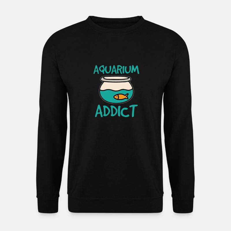 Aquarium süchtig - Unisex Pullover - Schwarz