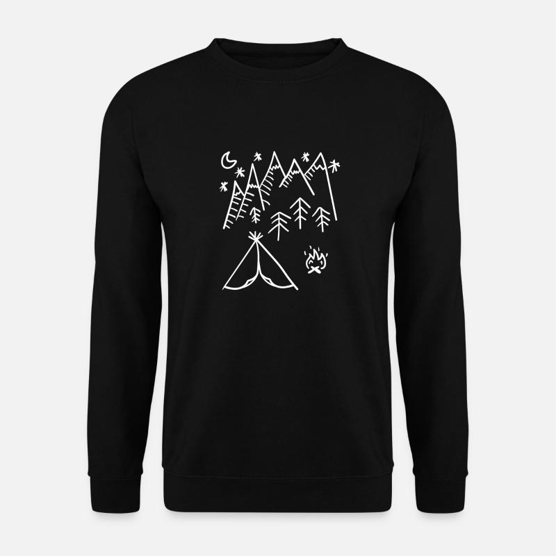 in den Bergen - Unisex Pullover - Schwarz